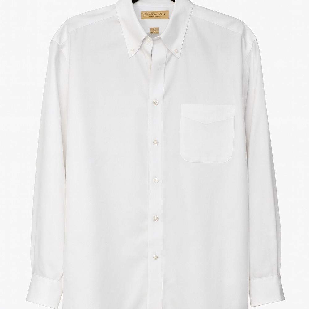 Roundtree & Yorke Crisp White Dress Shirt